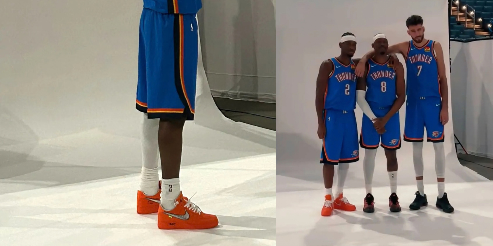 Shai Gilgeous-Alexander Reveals Orange V.A.A. x Nike Air Force 1