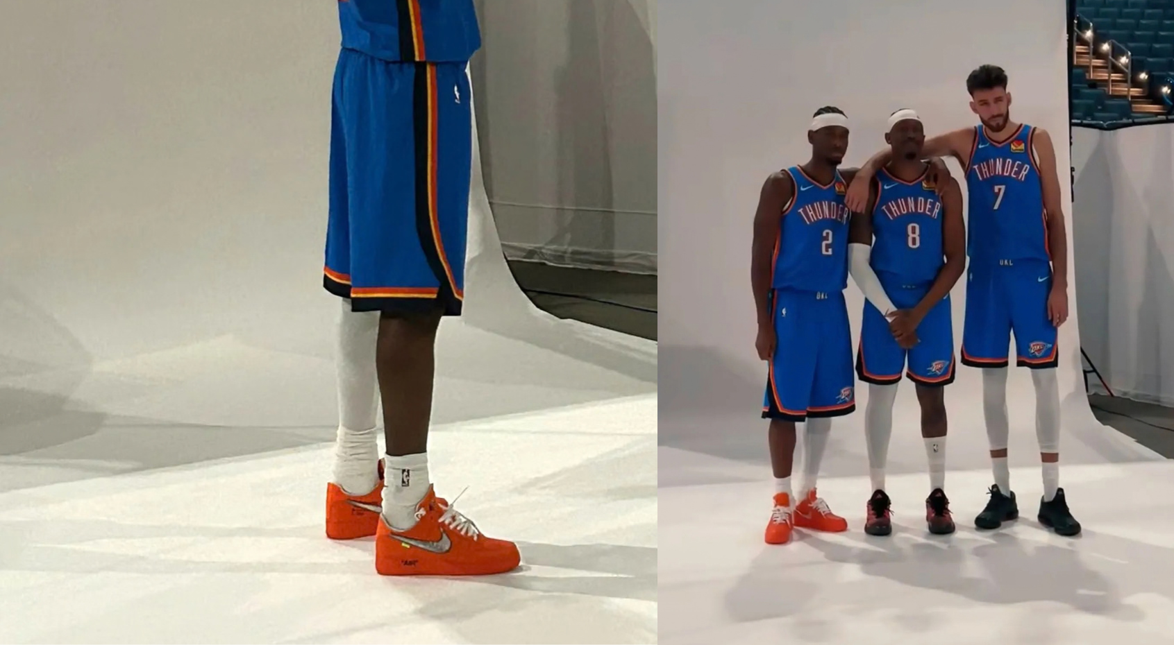 Shai Gilgeous-Alexander Reveals Orange V.A.A. x Nike Air Force 1
