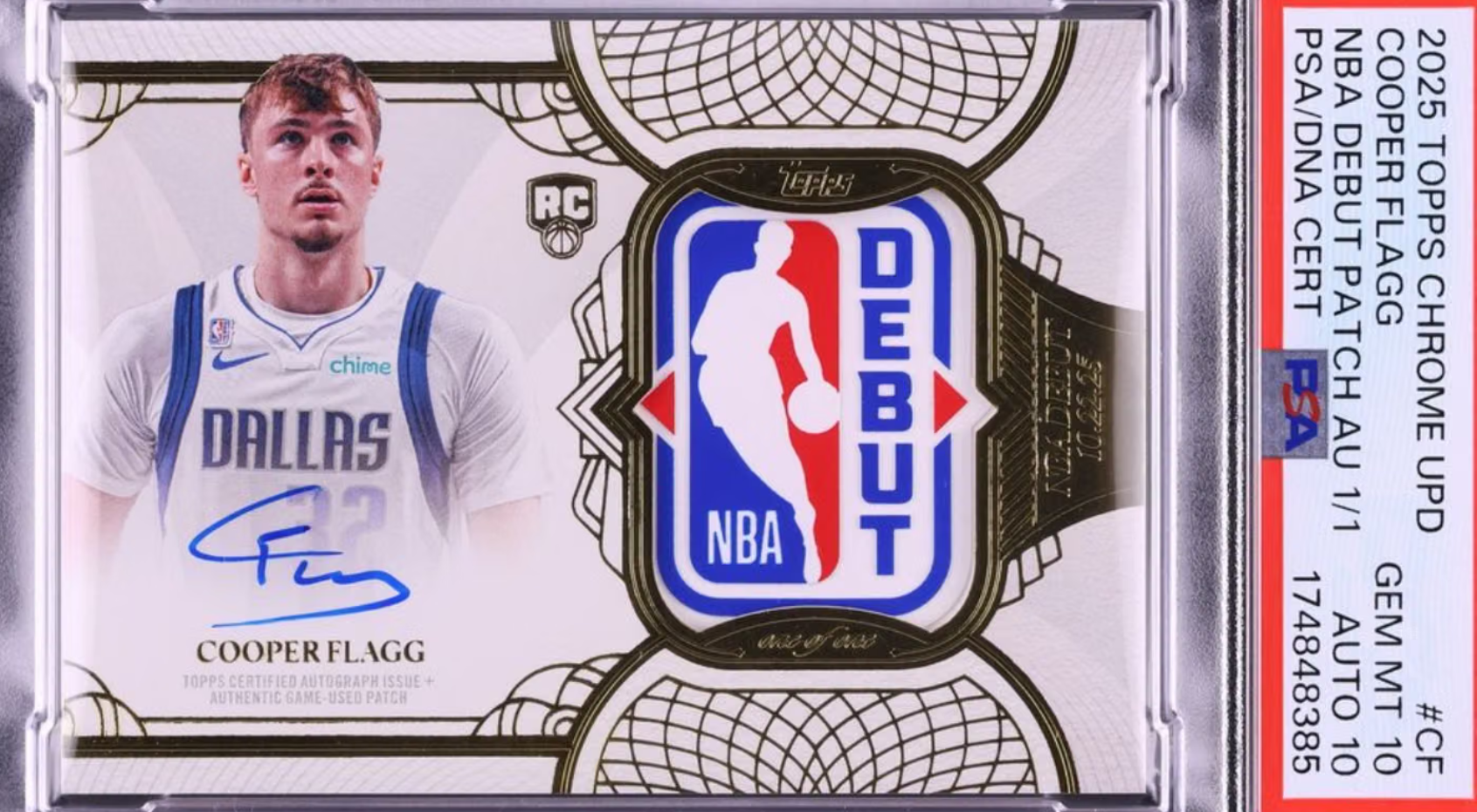 Cooper Flagg’s 1-of-1 Rookie Card Sells for $8.04 Million