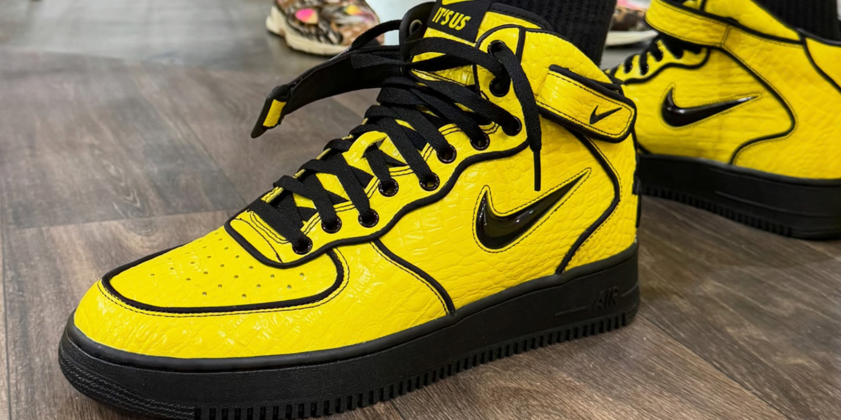 Lil Yachty Debuts a Yellow Nike Air Force 1 Mid Collab at ComplexCon