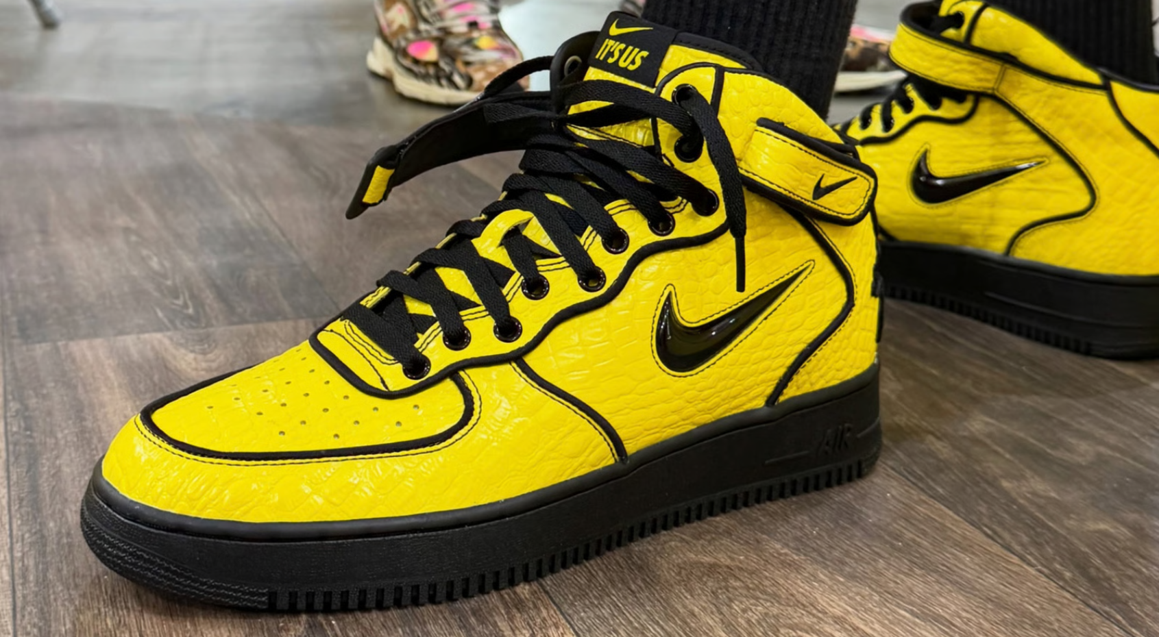 Lil Yachty Debuts a Yellow Nike Air Force 1 Mid Collab at ComplexCon