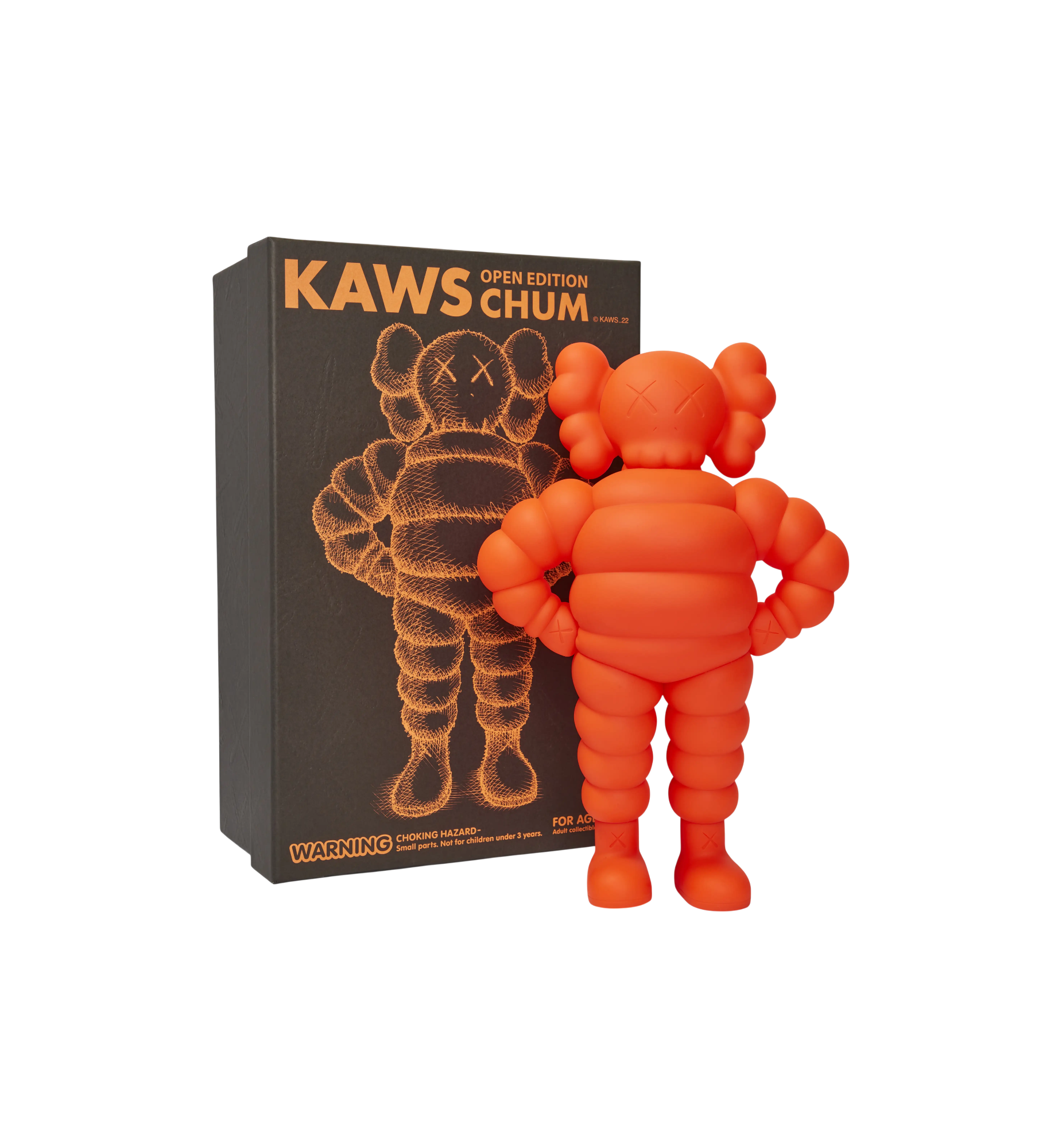 KAWS Chum Vinyl Figure "Orange (2022)"