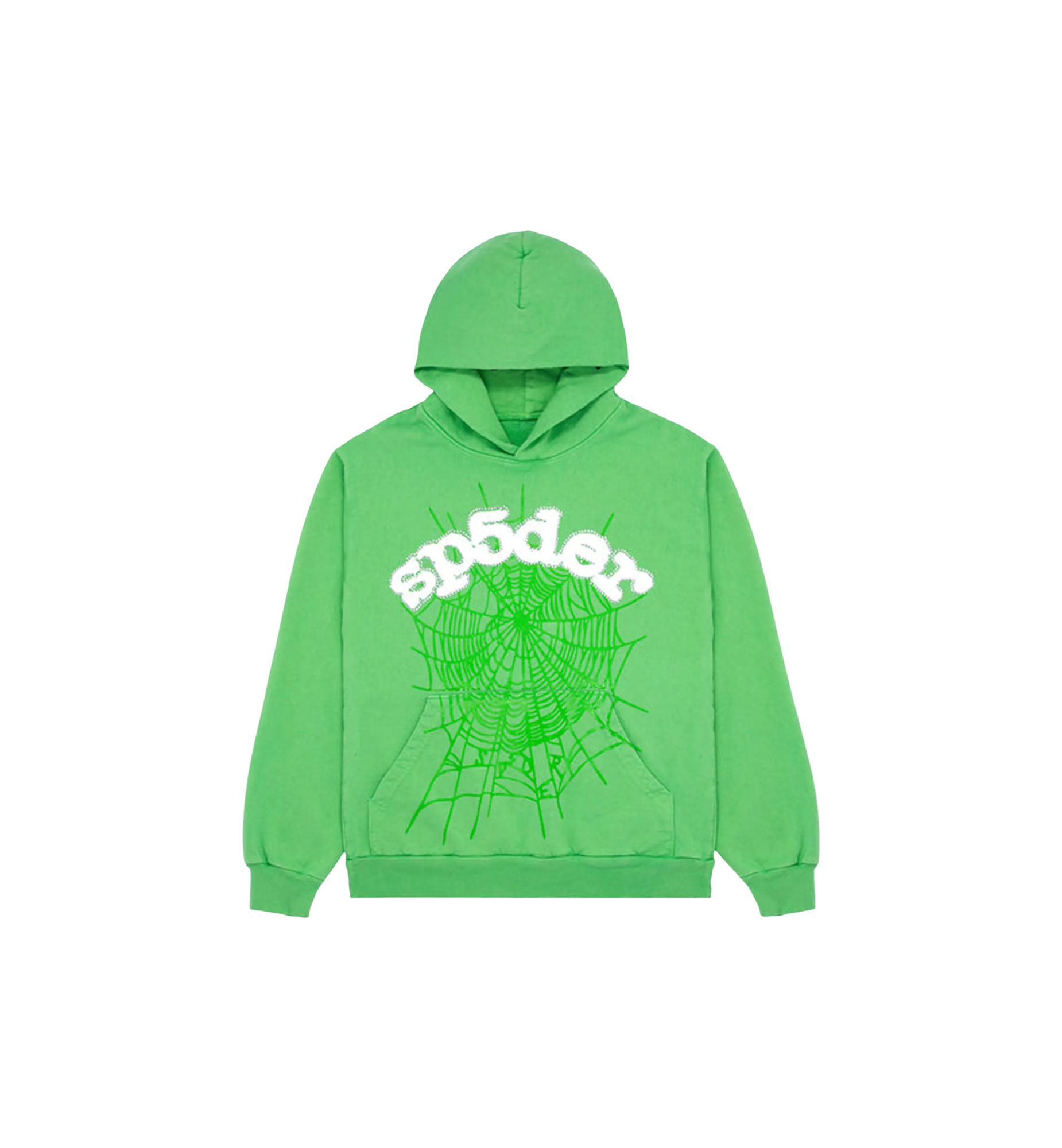 SP5DER Web Hoodie "Slime Green"