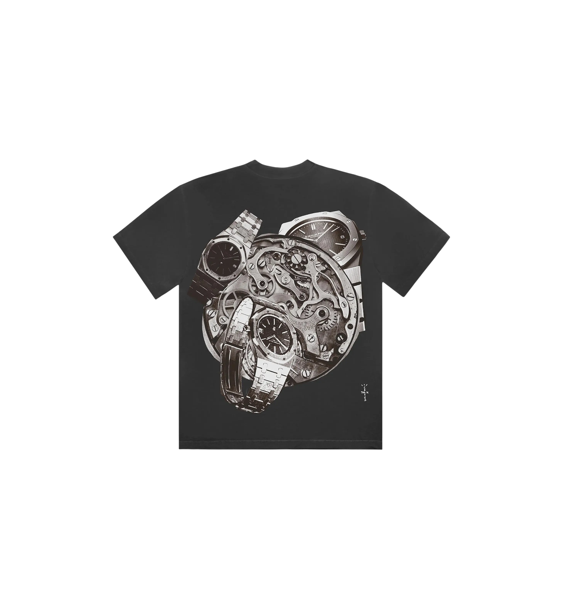 Travis Scott CJ x Audemars Piguet Collage Tee "Black"