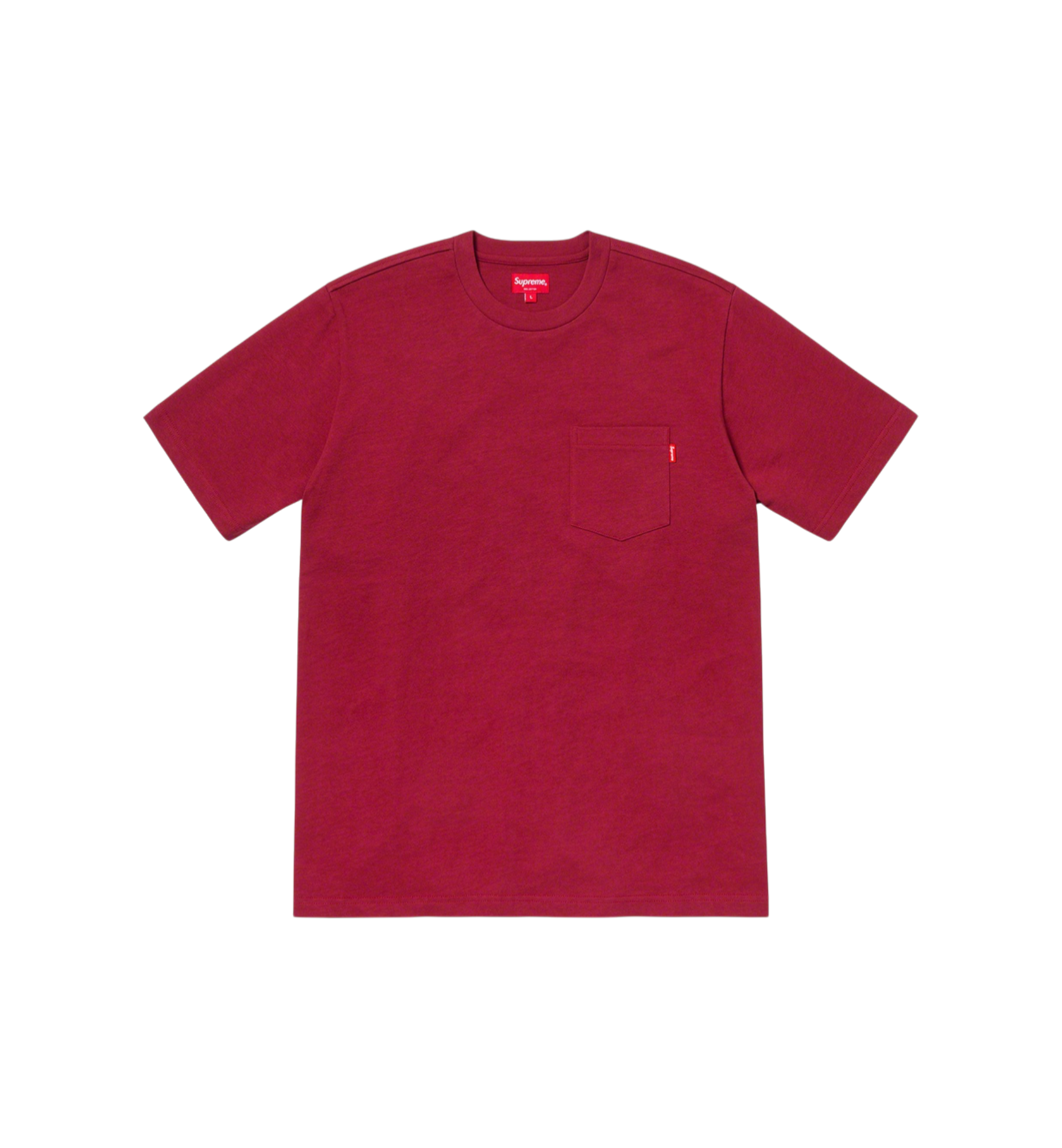 Supreme Pocket Tee (SS19) "Cardinal"