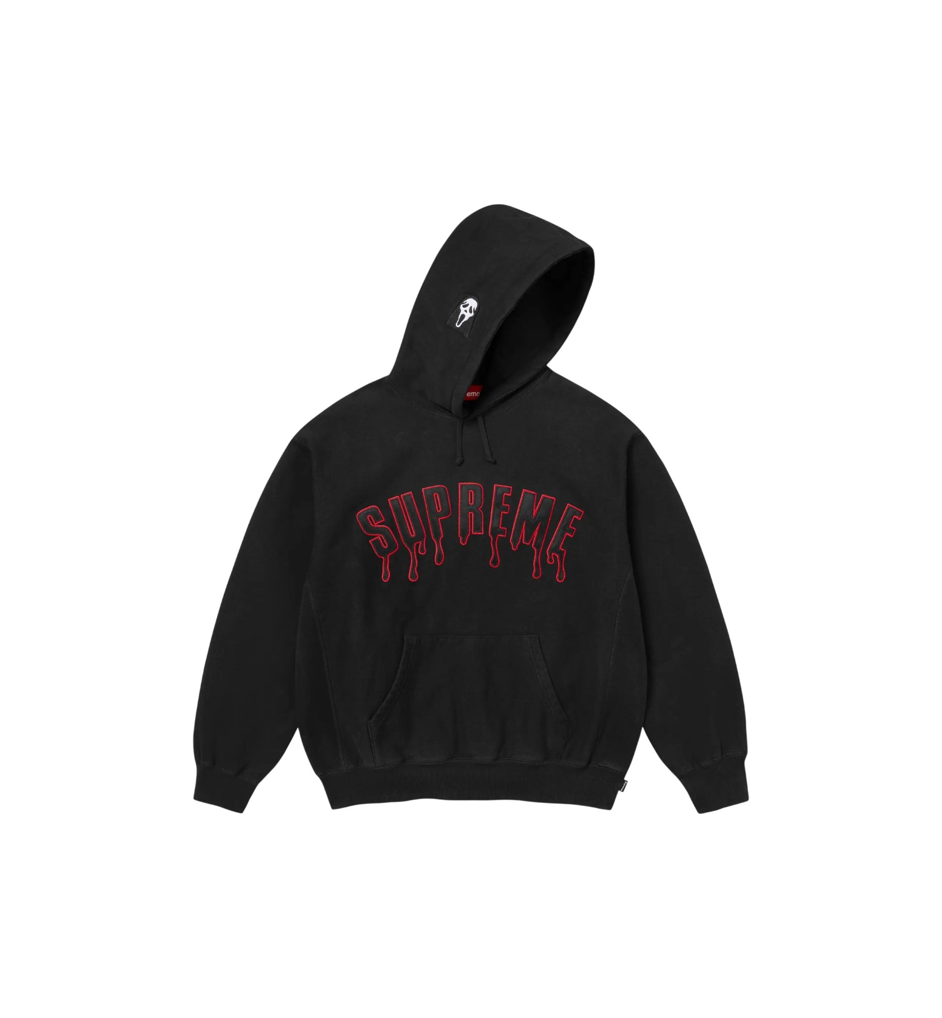 Supreme Ghostface Arc Hooded Sweatshirt "Black"