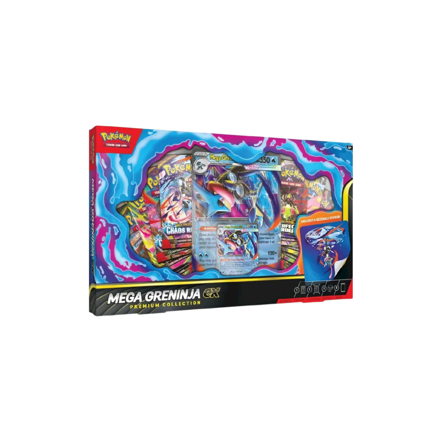 2026 Pokémon Mega Evolution Mega Greninja Ex Premium Collection at Stashed UAE