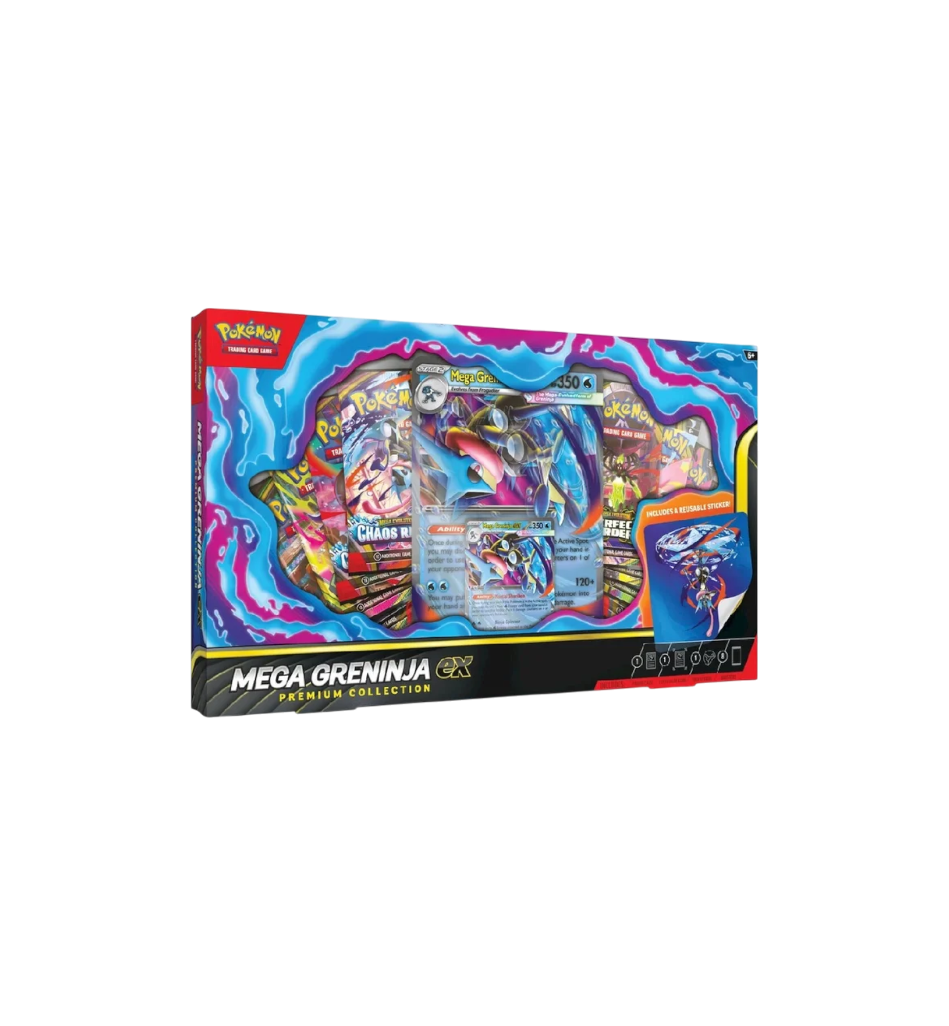 2026 Pokémon Mega Evolution Mega Greninja Ex Premium Collection at Stashed UAE
