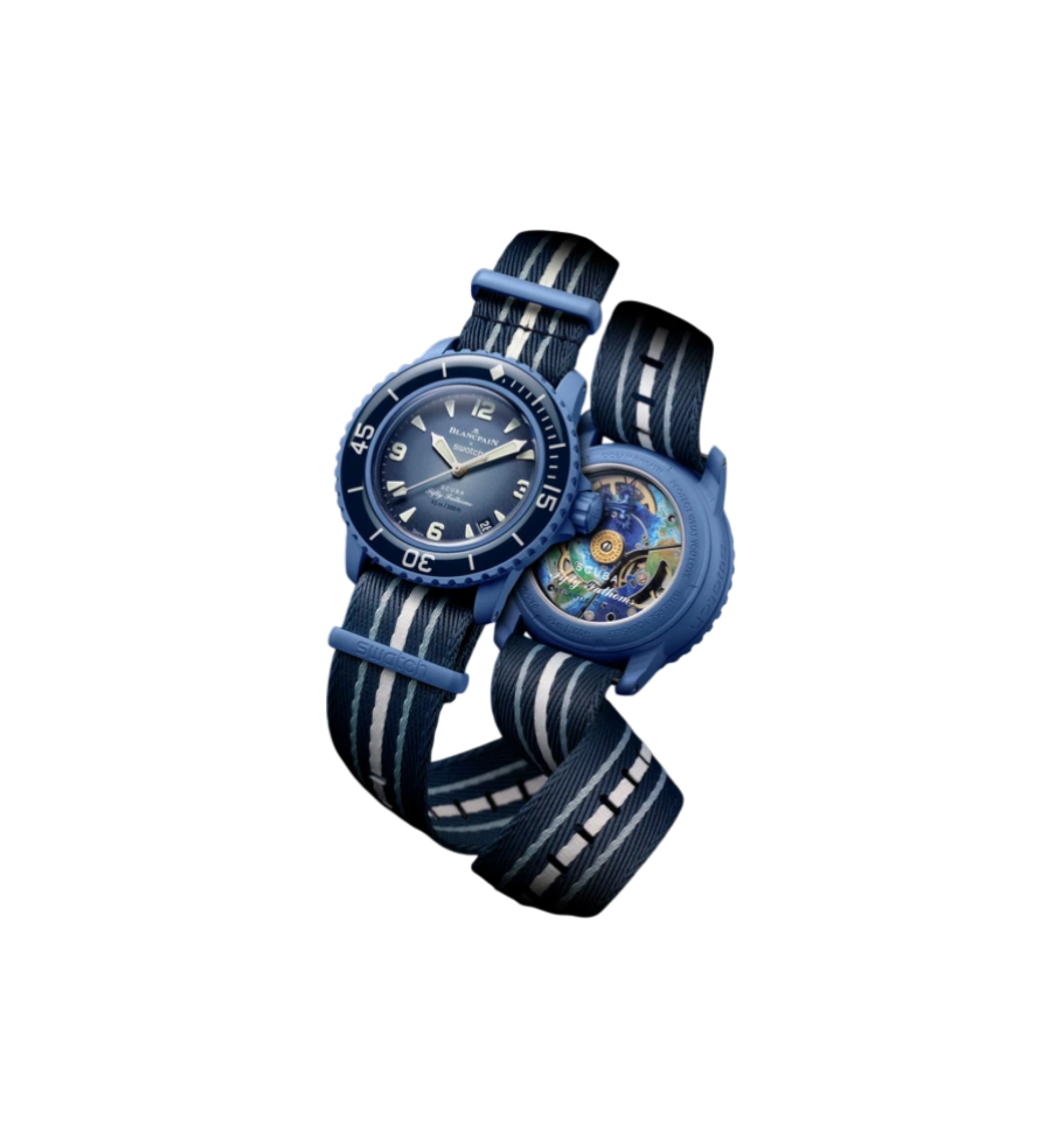 Swatch x Blancpain Bioceramic Scuba Fifty Fathoms "Atlantic Ocean"
