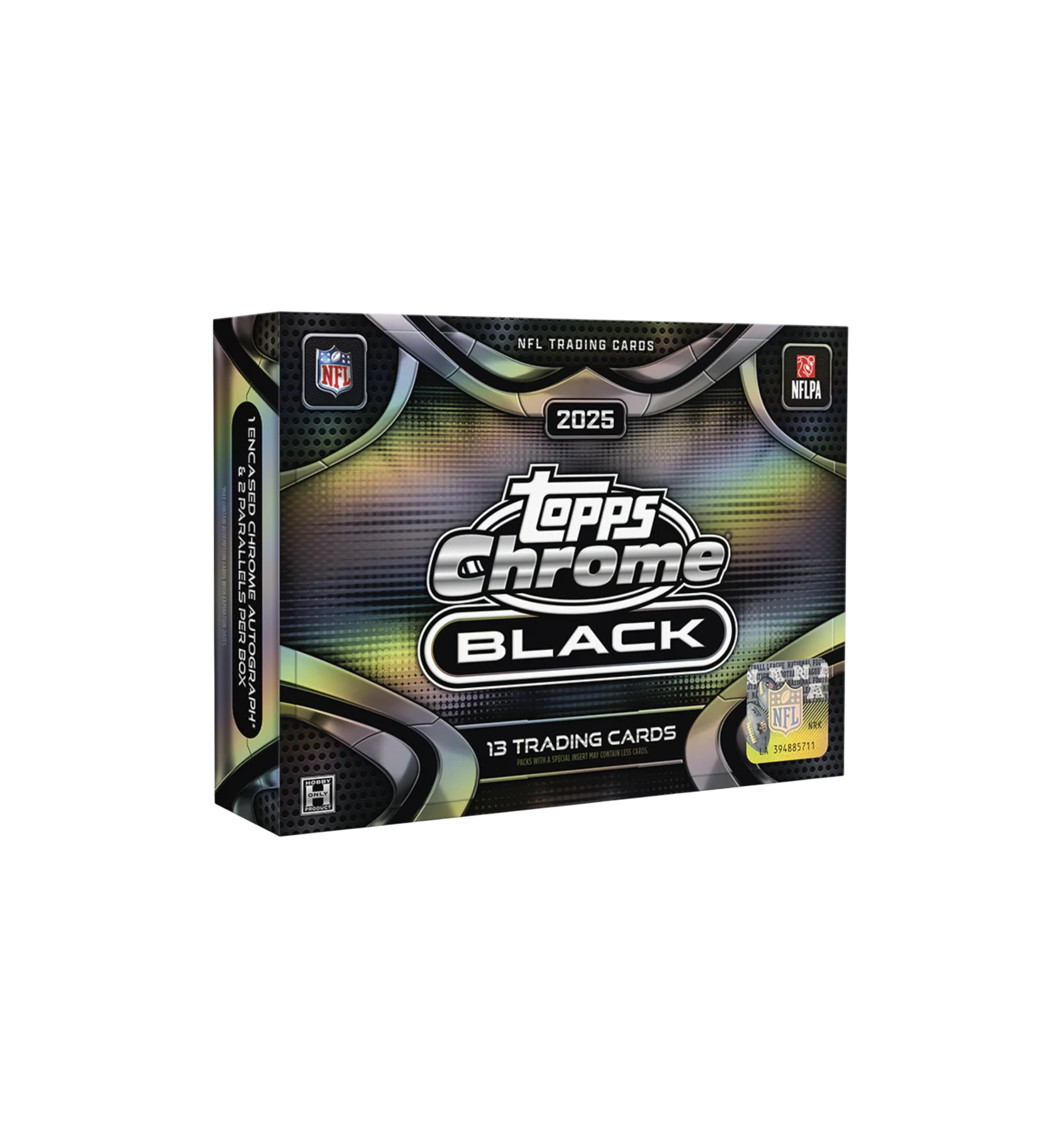 2025 Topps Chrome Black Football Hobby Box at Stashed UAE