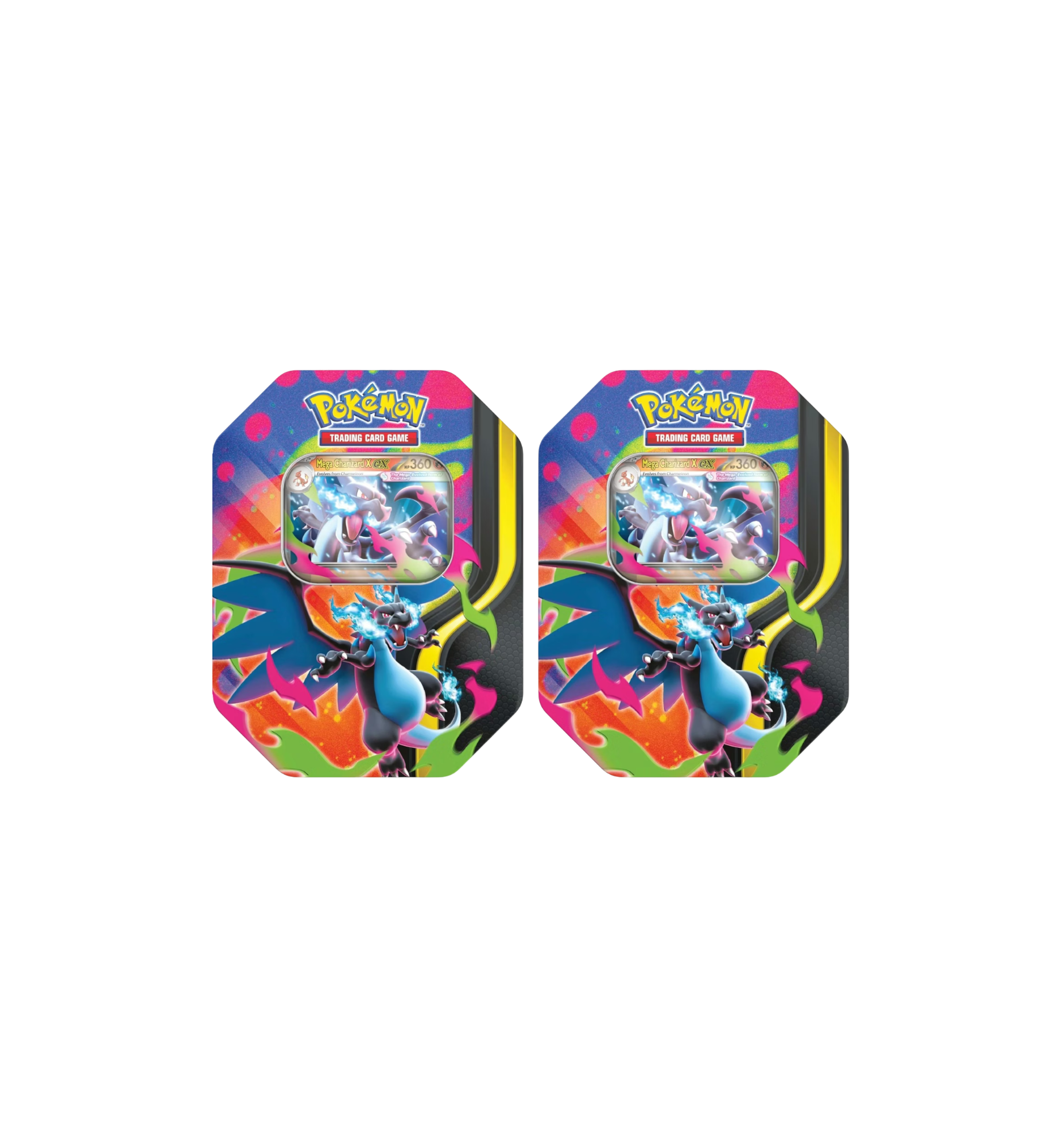 2026 Pokémon "Mega Charizard X ex Tin" (2 Tins)