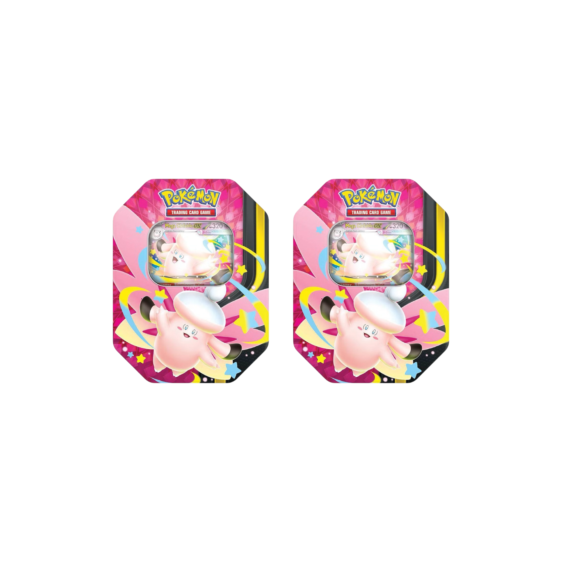 2026 Pokémon Mega Clefable Mega Moonlit Tin 2 Tins at Stashed UAE