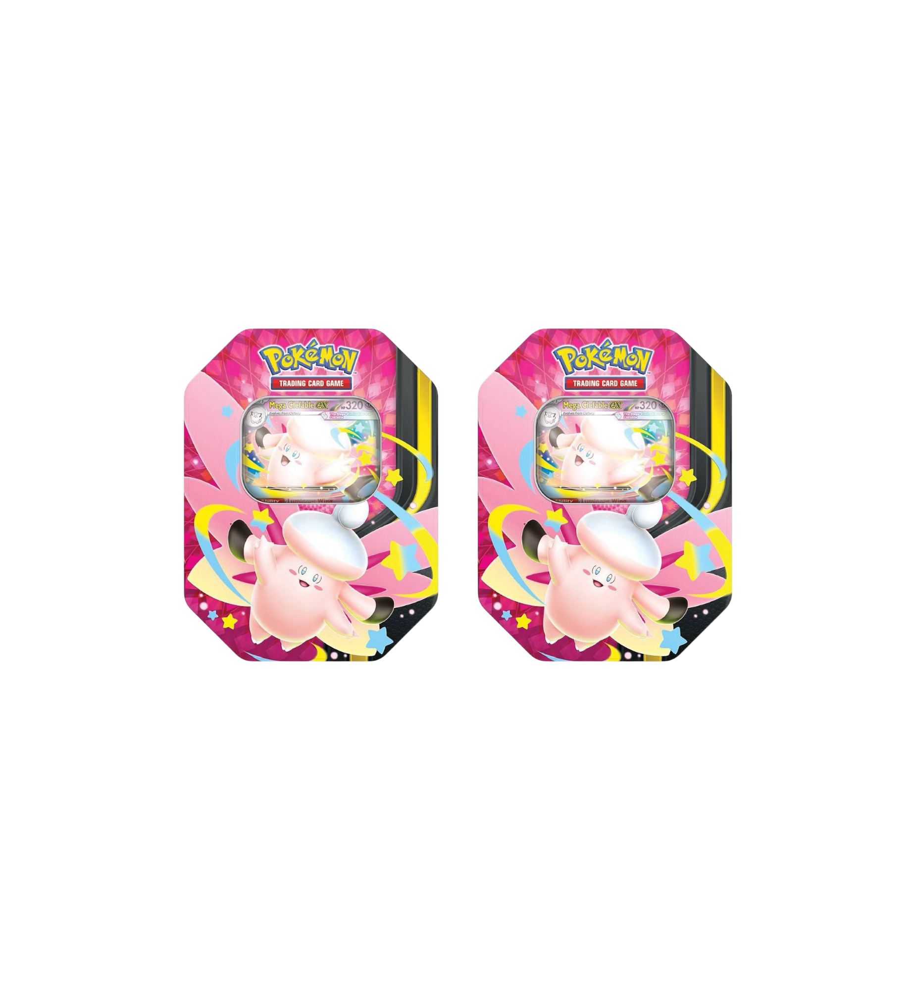 2026 Pokémon Mega Clefable Mega Moonlit Tin 2 Tins at Stashed UAE