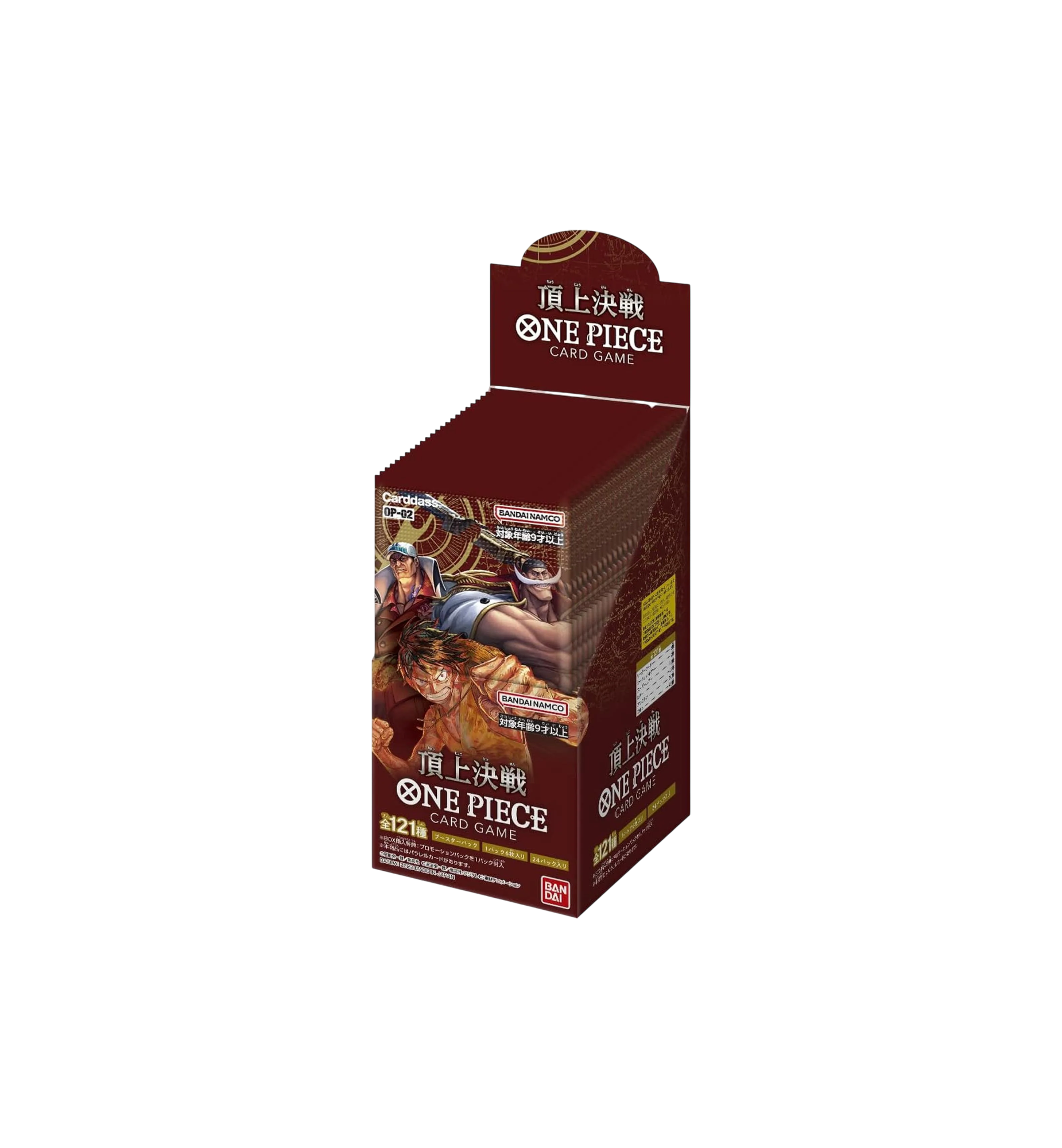 Bandai One Piece Card Game "Paramount War Carddass Booster Box (OP-02) (Japanese)"