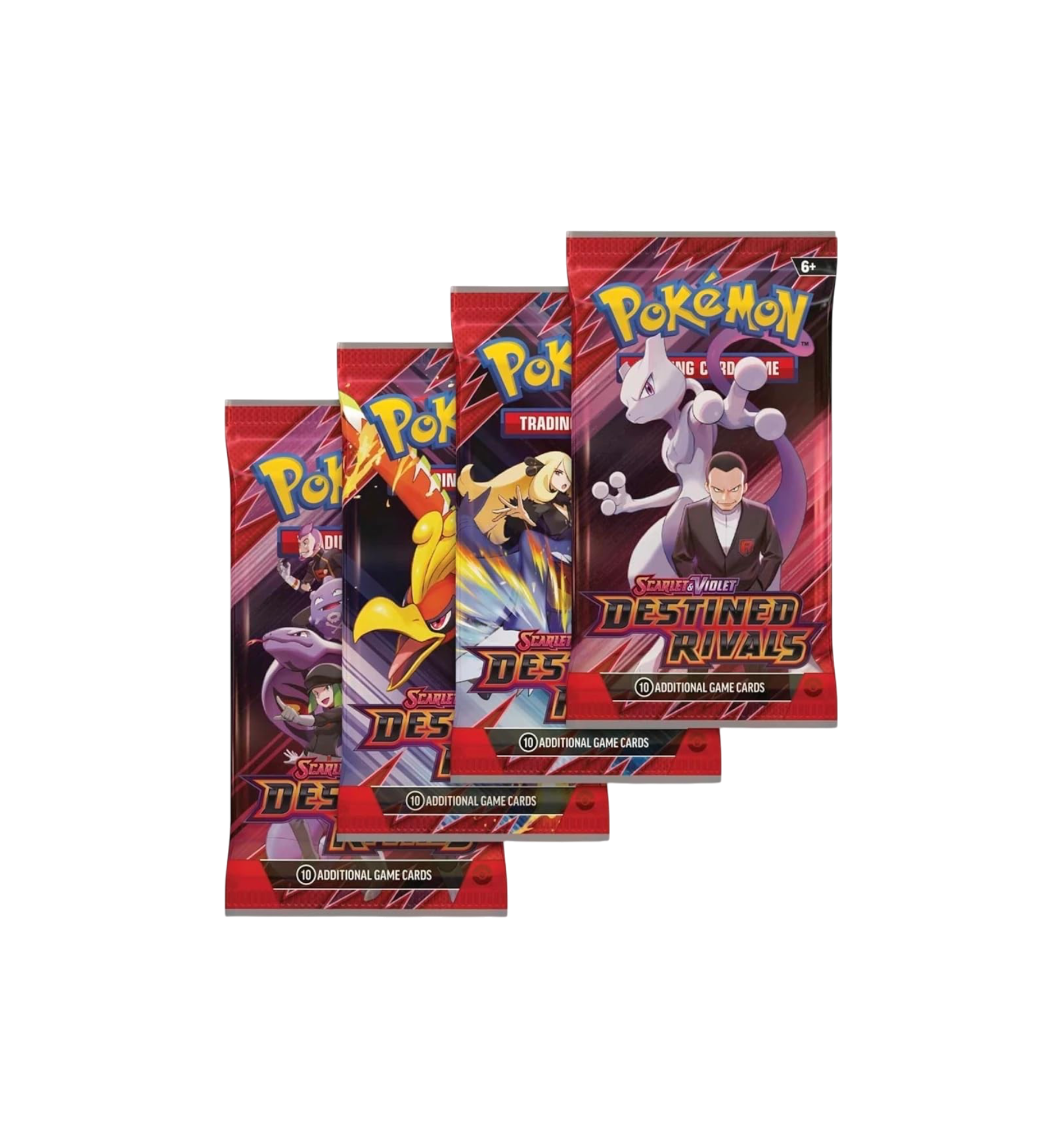 Pokémon Scarlet & Violet "Destined Rivals Booster Pack" (4 Packs)