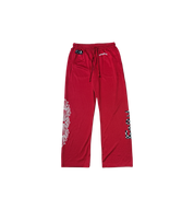 Chrome Hearts Matty Boy FORM Mesh Warm Up Pants "Red"