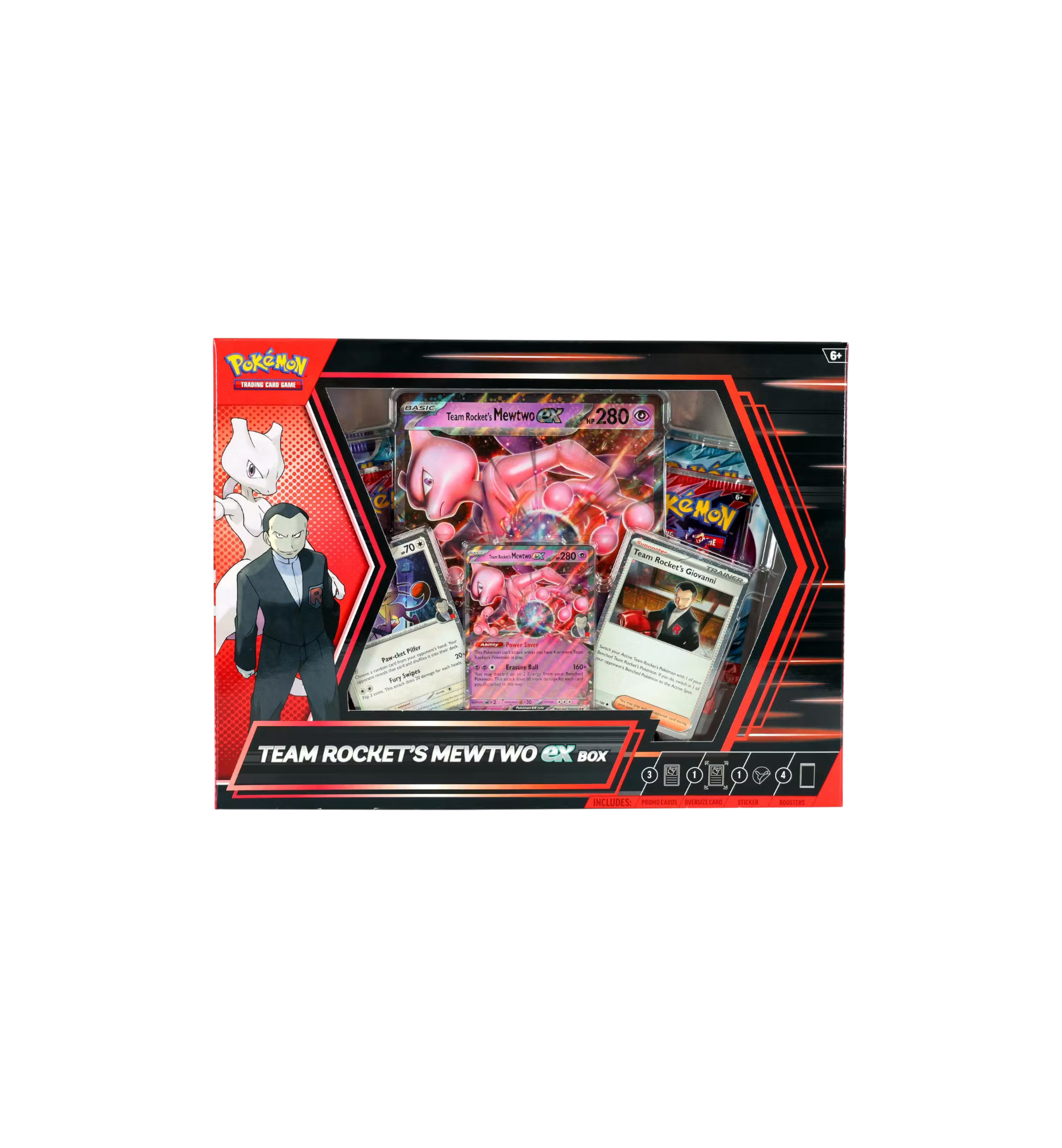 2025 Pokémon Scarlet & Violet "Destined Rivals Team Rocket's Mewtwo EX Box"