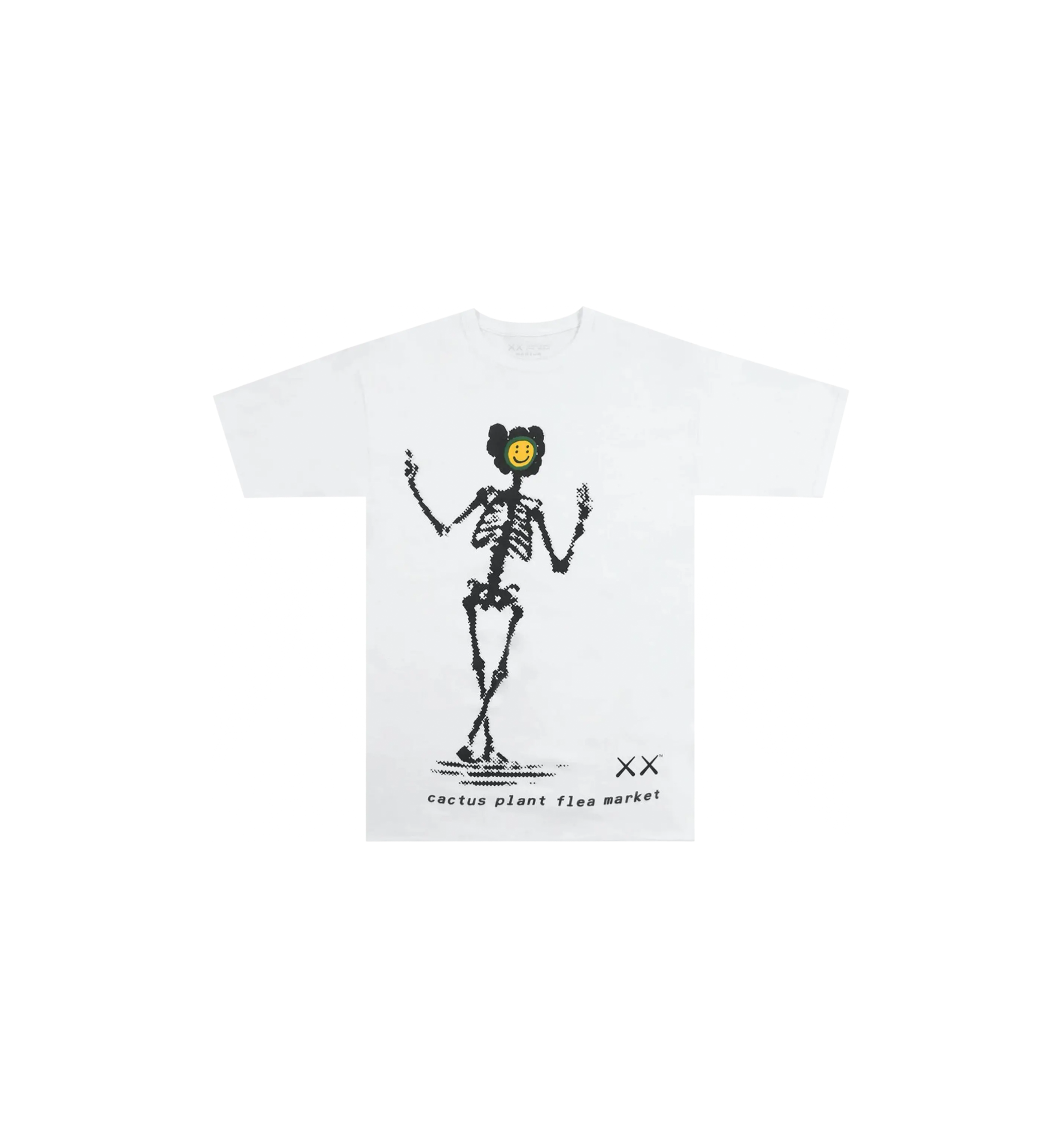 KAWS x Cactus Plant Flea Market T-Shirt "White"