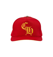 Chrome Hearts CH Silver Button Hat "Red/Yellow"