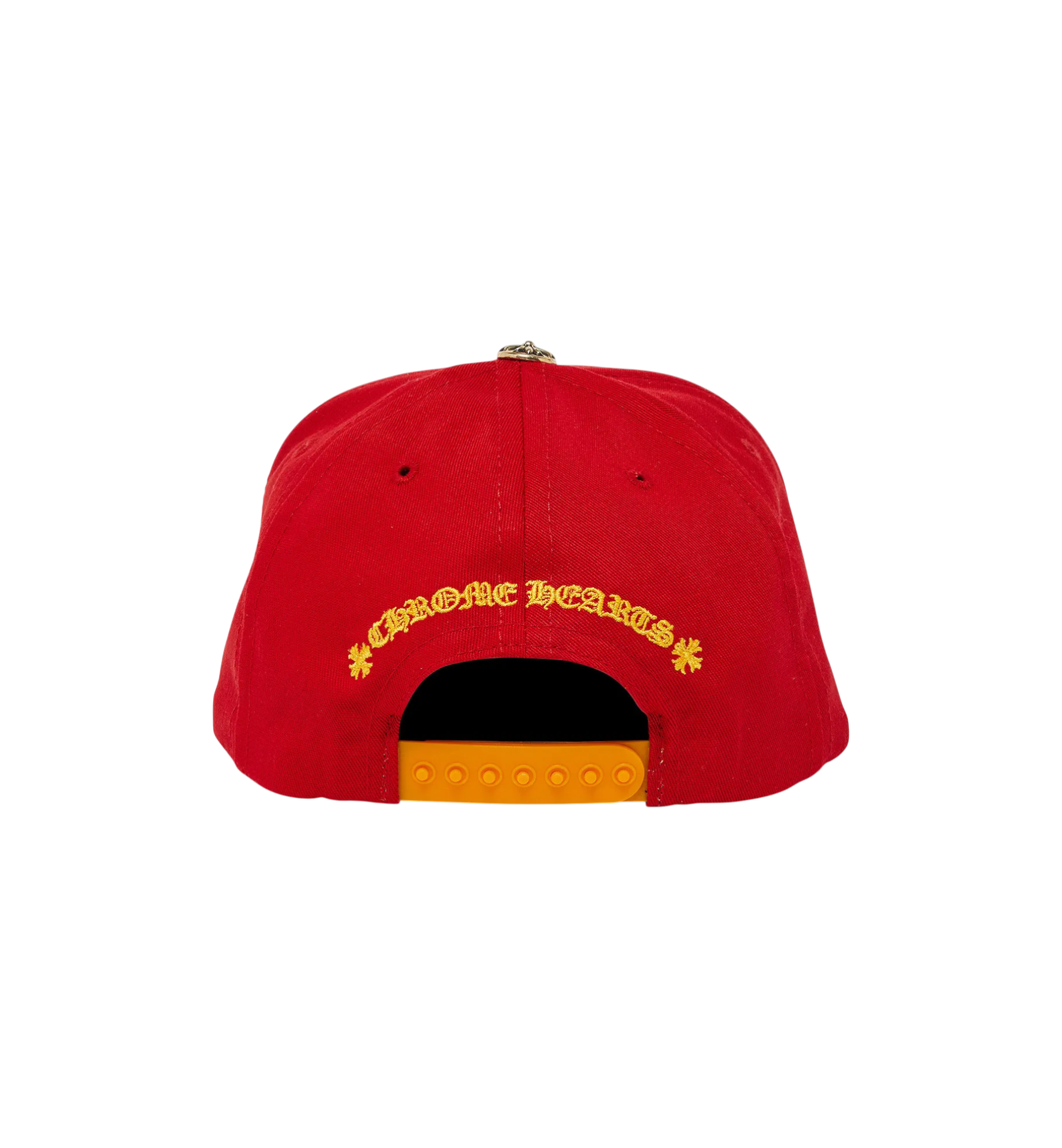 Chrome Hearts CH Silver Button Hat "Red/Yellow"