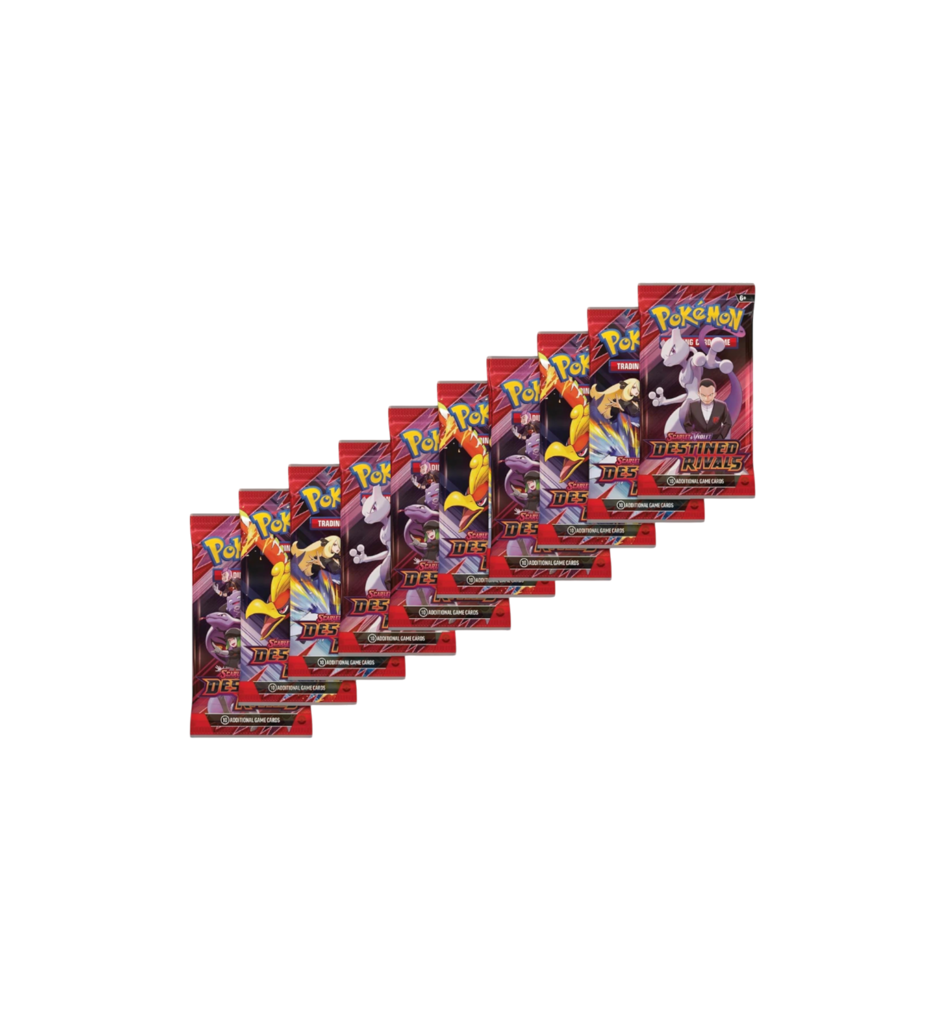 Pokémon Scarlet & Violet "Destined Rivals Booster Pack" (10 Packs)