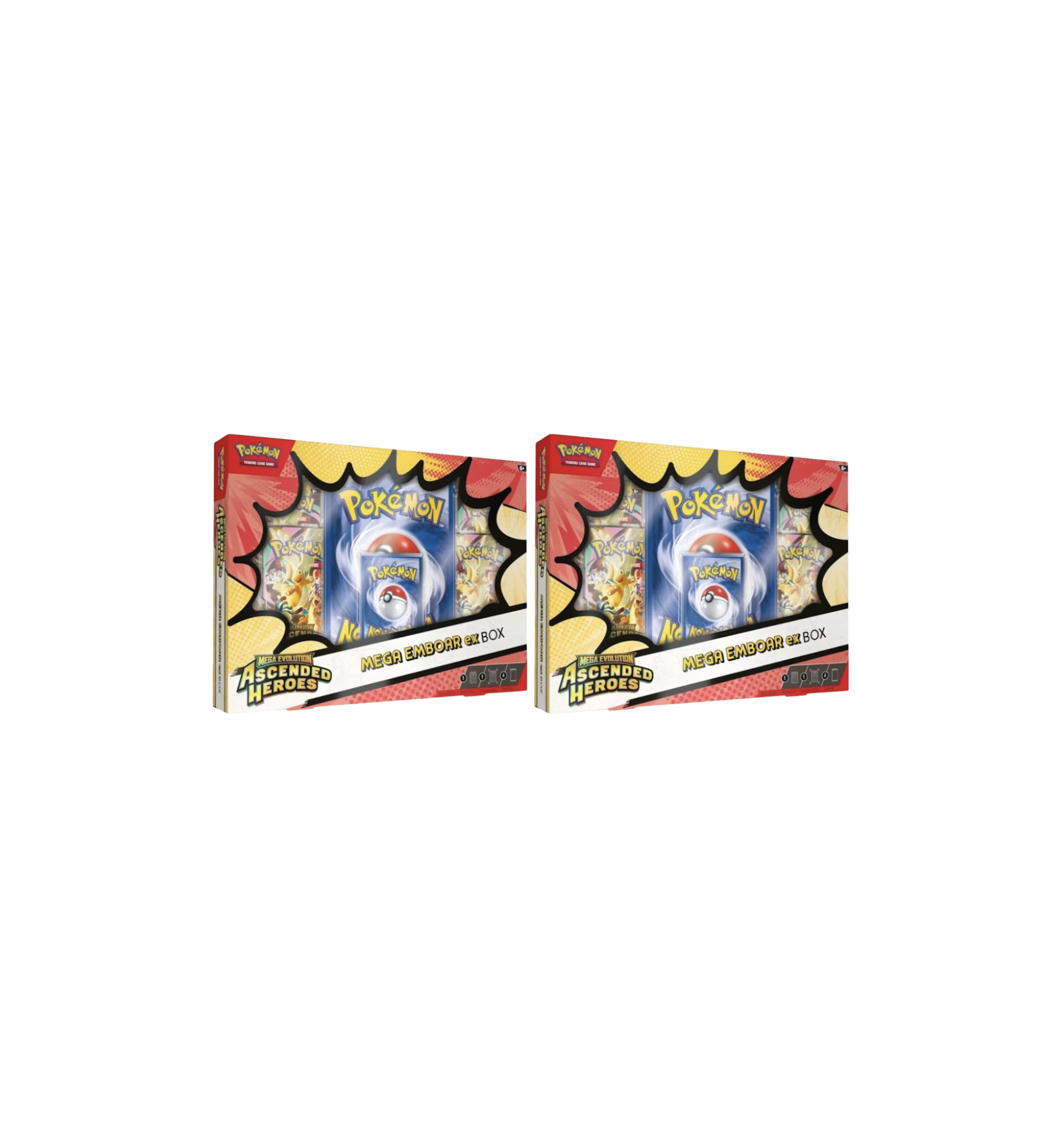 2026 Pokémon Mega Evolution "Ascended Heroes Mega Emboar ex Box" (2 Boxes)