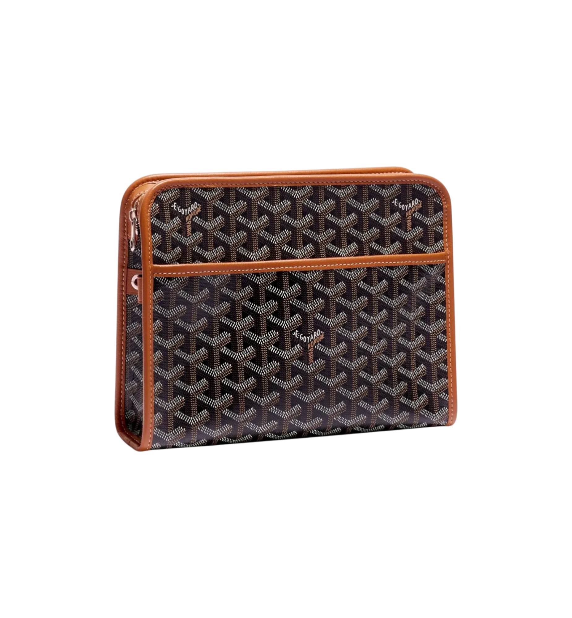 Goyard Jouvence Toiletry Bag "MM Black & Tan"
