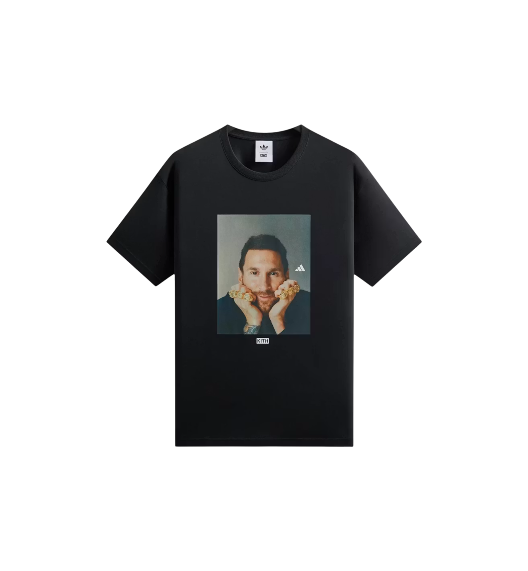 Kith x Adidas Messi Football Graphic Tee "Black"