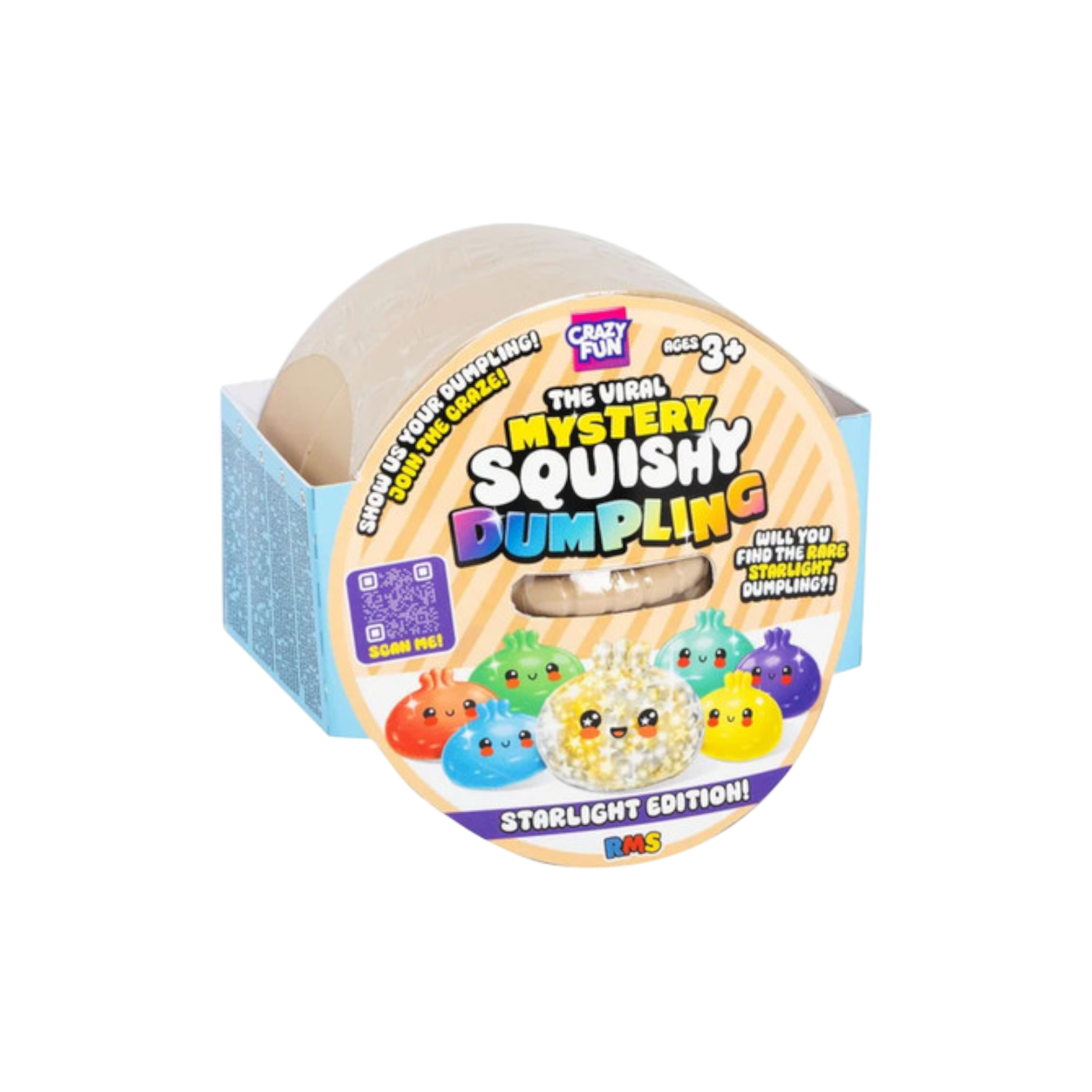 RMS Squishy Bun Rainbow Mystery Squishy Dumpling Shimmering Starlight Chase Version Blind Box at Stashed UAE