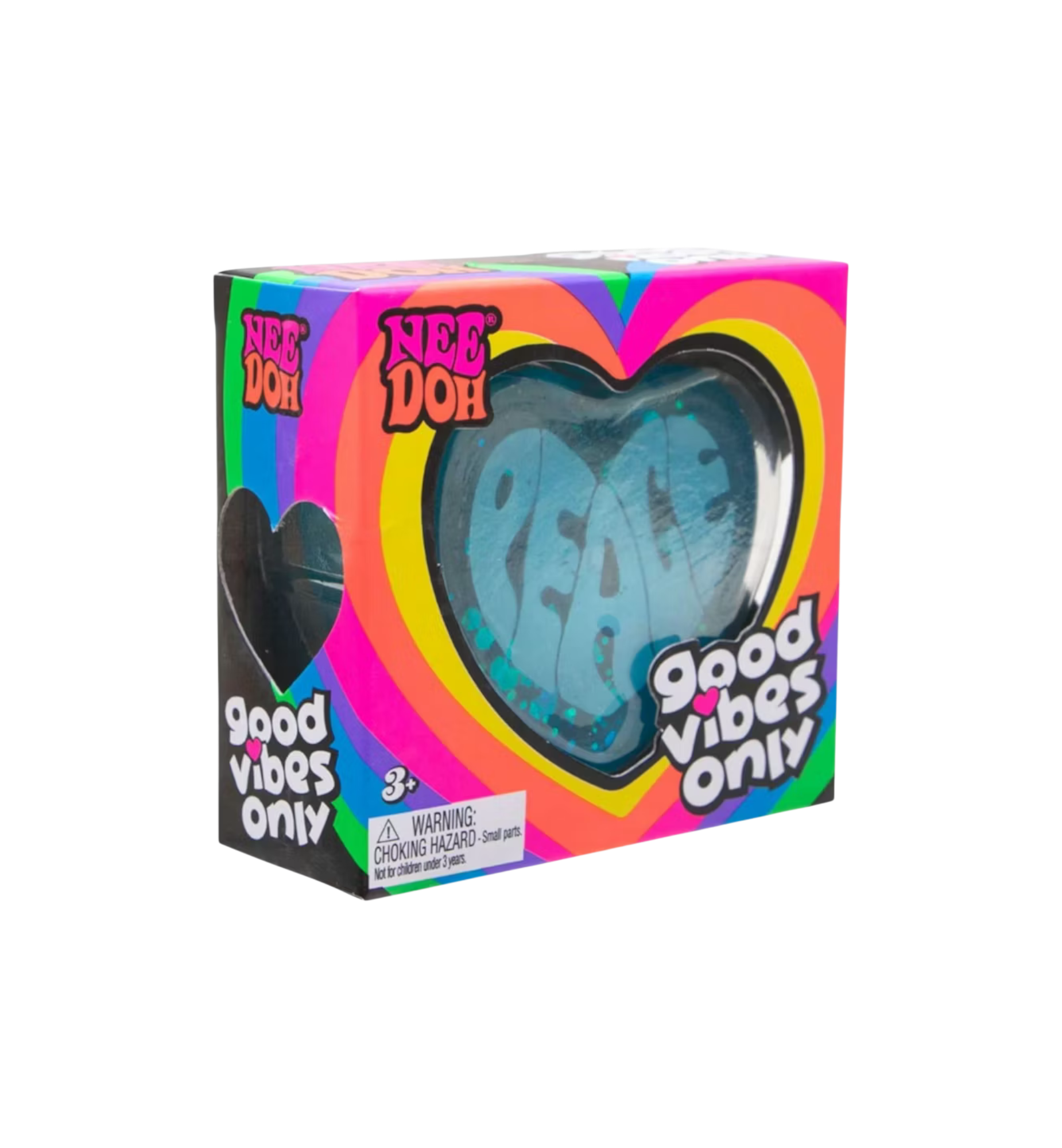 NeeDoh Good Vibes Only Squishy Fidget Toy "Blue"
