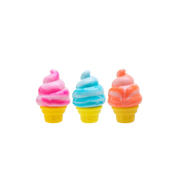 NeeDoh Nice Cream Ice Cream Cone Squishy Fidget Toy Orange/Pink/Blue at Stashed UAE