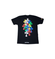 Chrome Hearts Multi Color Cross Cemetery T-Shirt “Black”