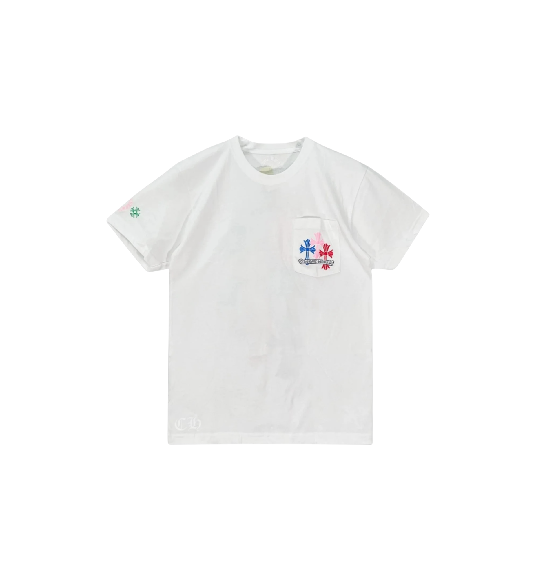 Chrome Hearts Multi Color Cross Cemetery T-Shirt "White"