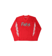 Chrome Hearts x Matty Boy Form Long Sleeve Jersey "Red"