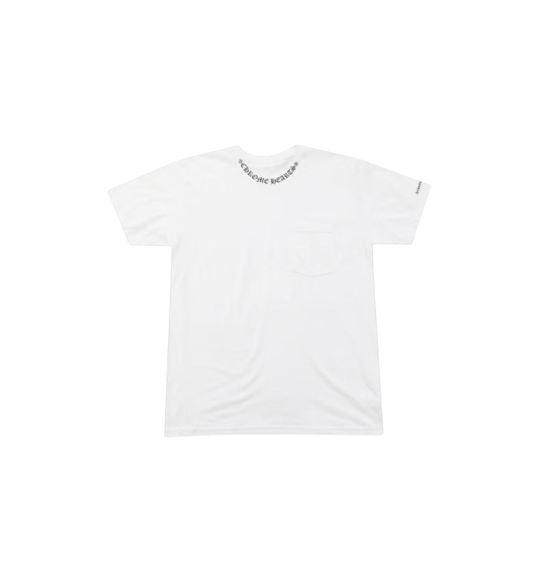 Chrome Hearts Neck Letters Logo T-Shirt "White"