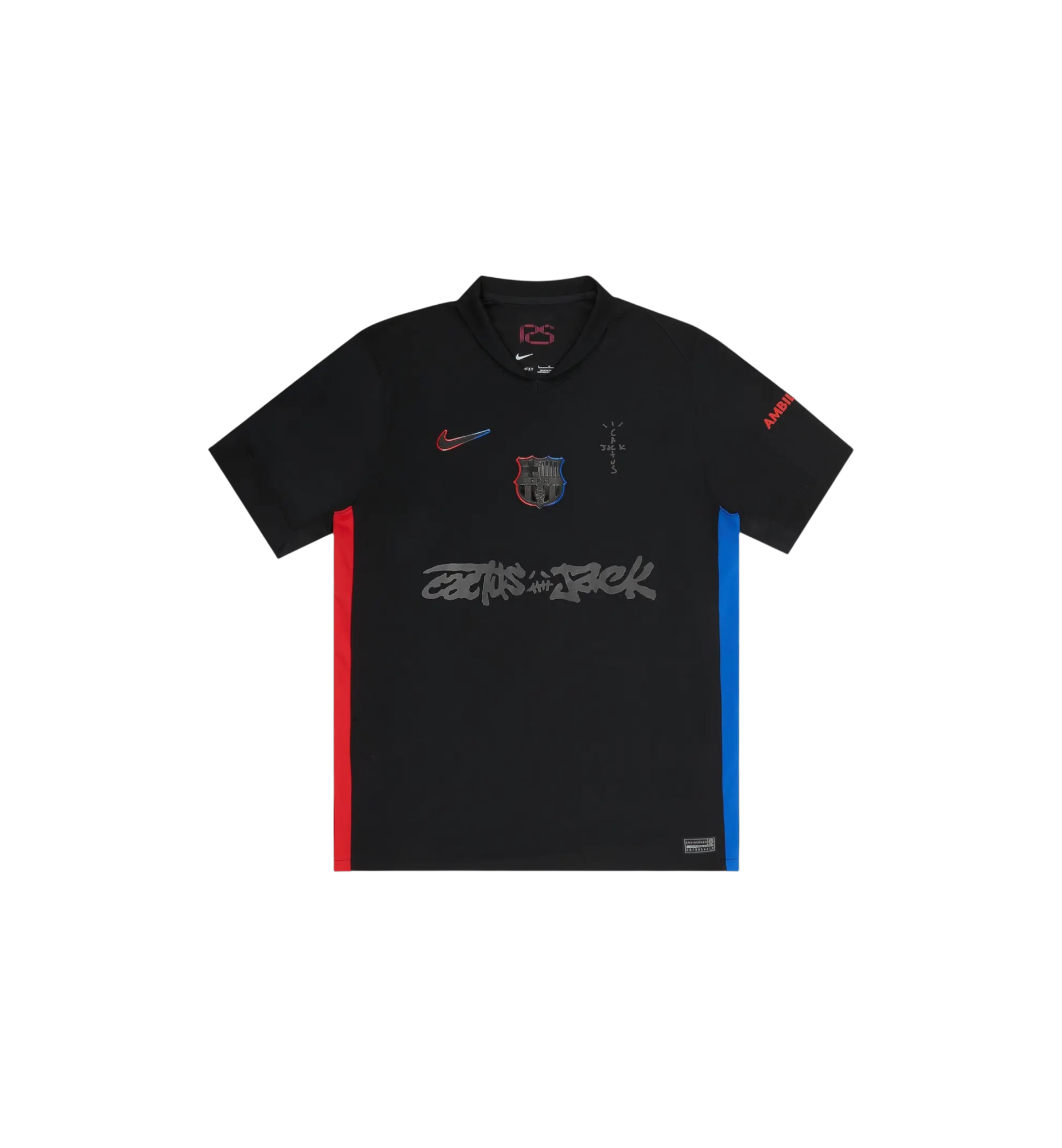 Travis Scott x FC Barcelona 2024/25 Match Away Cactus Jack Jersey "Black"