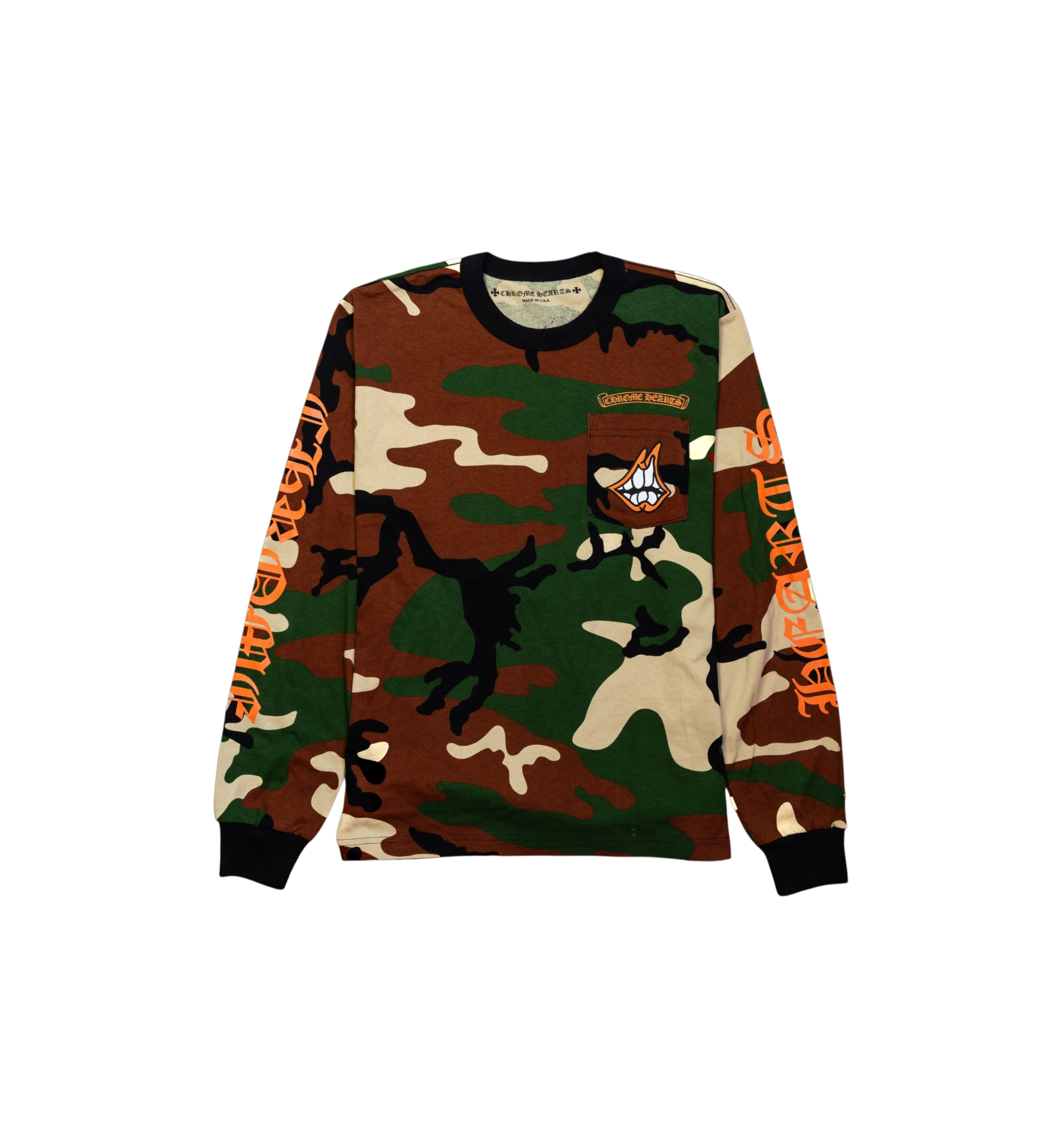 Chrome Hearts Matty Boy Caution L/S T-Shirt "Camo"