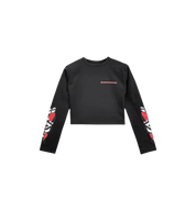 Chrome Hearts Matty Boy Sick Heart Biking L/S Tee "Black"