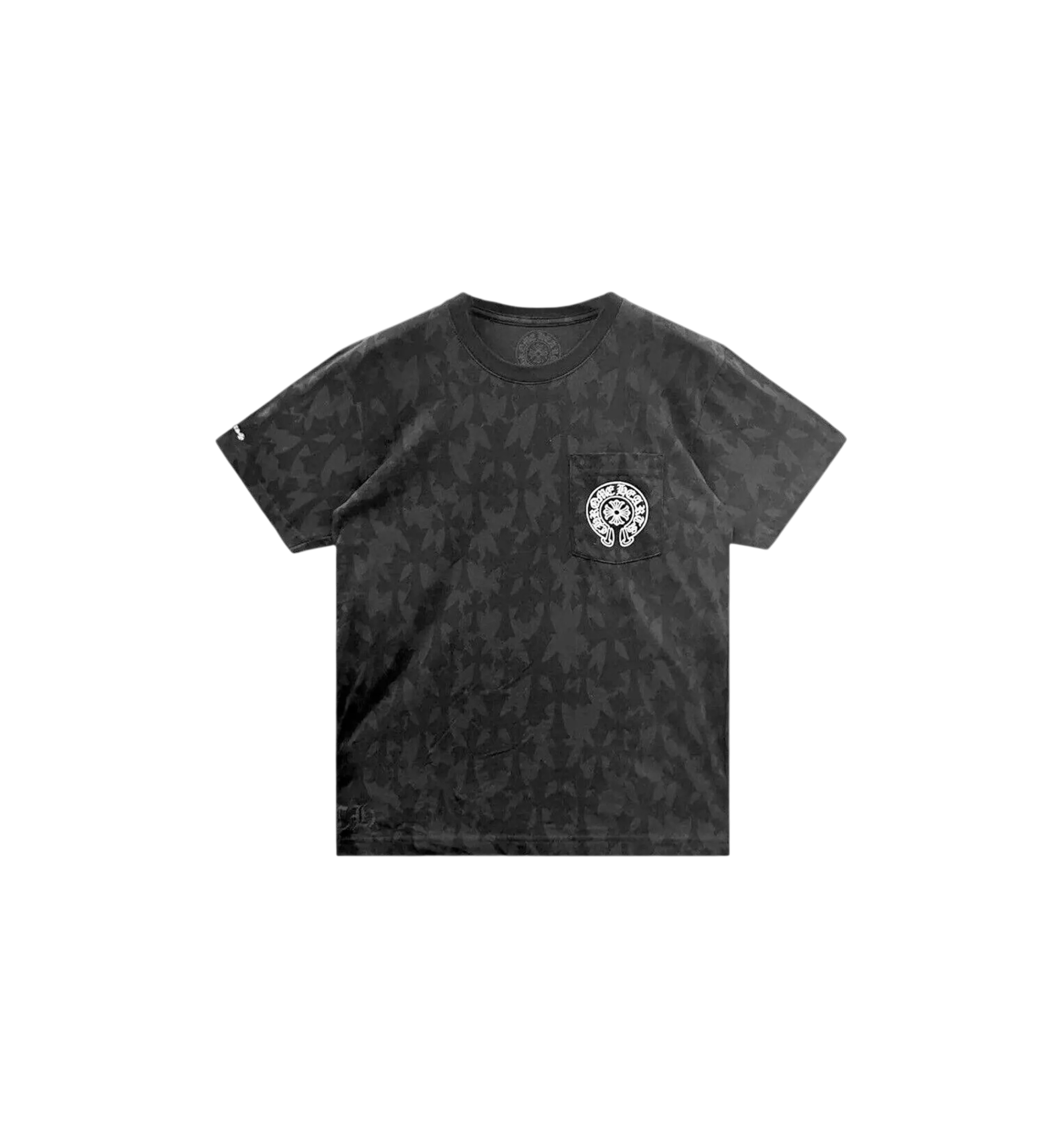 Chrome Hearts Monogram Cross & Scroll Logo Tee "Black"