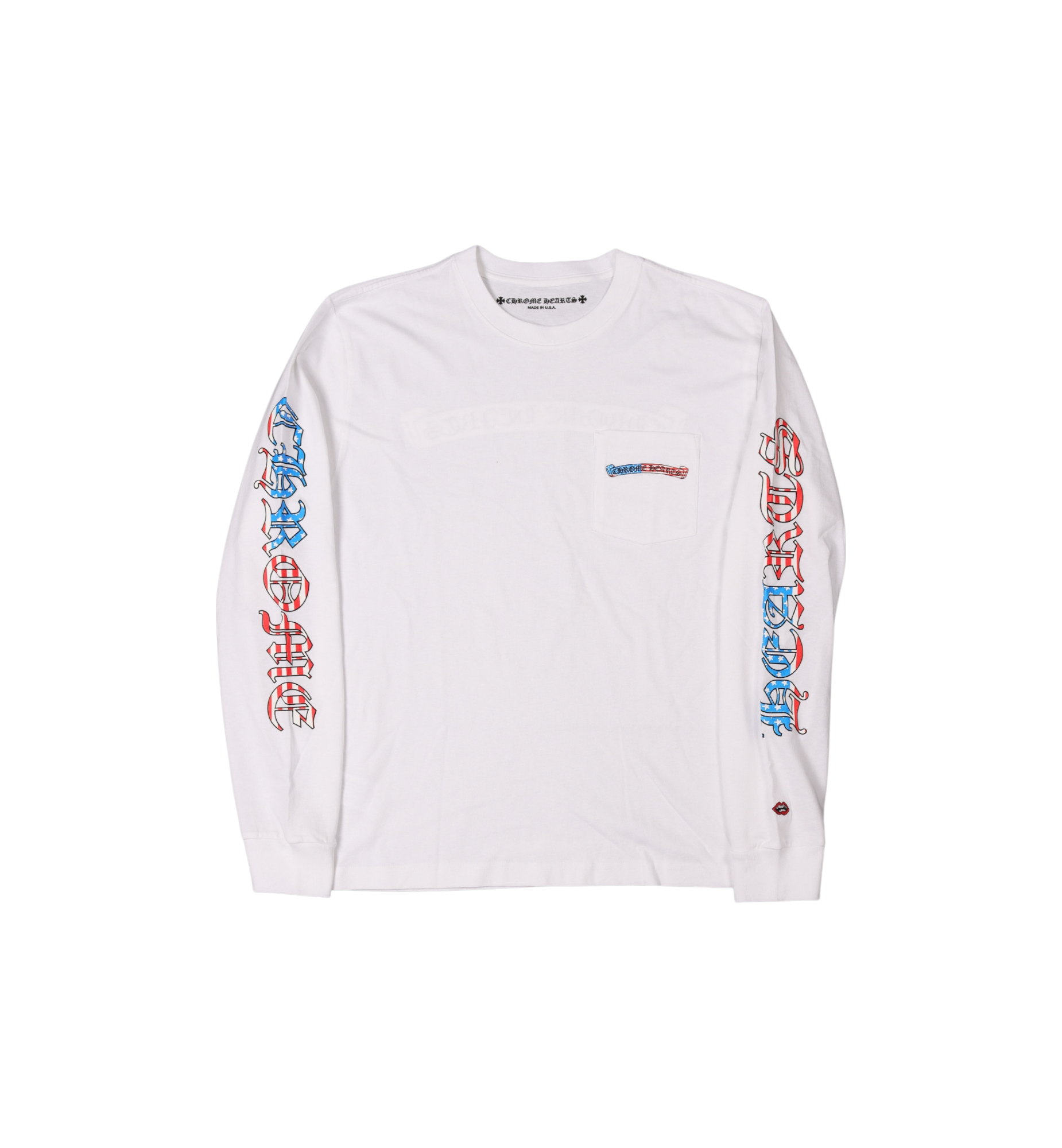 Chrome Hearts Matty Boy America L/S T-Shirt "White"