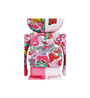 BE@RBRICK x Steven Harrington x BAPE Shark 100% & 400% Set “Pink Camo”