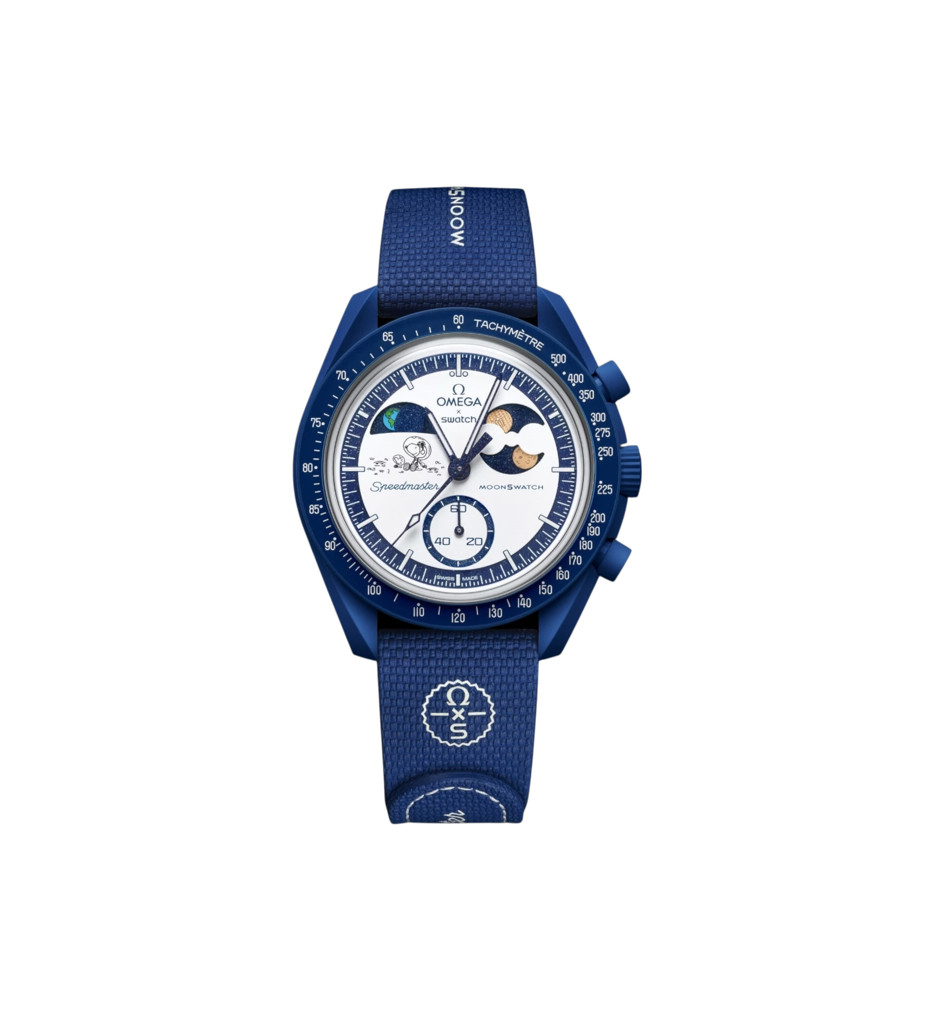Swatch x Omega Bioceramic Moonswatch Mission To Earthphase Moonshine Snoopy Gold "Corn Moon"