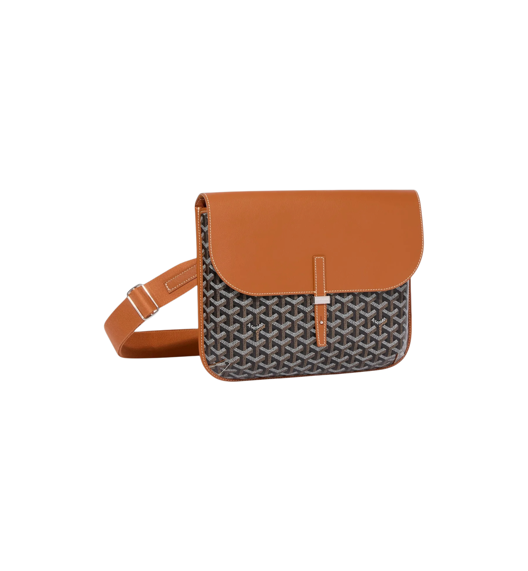 Goyard Coursier Messenger Bag "Black & Tan"