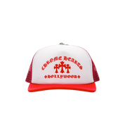 Chrome Hearts King Taco Trucker Hat "Red/White"