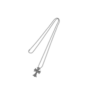 Chrome Hearts Cross Silicone Necklace "Grey"