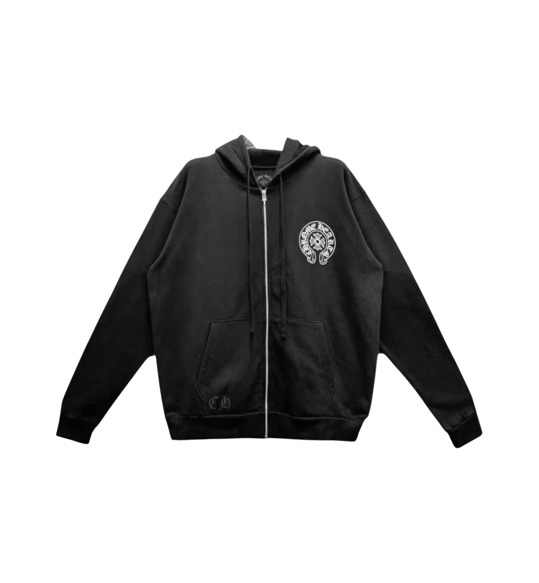 Chrome Hearts Miami Exclusive Zip Up Hoodie "Black"