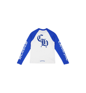 Chrome Hearts CH Baseball Shirt "White/Blue"