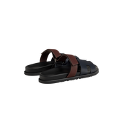 Hermes Chypre Sandal "Marine/Marron Palissandre"