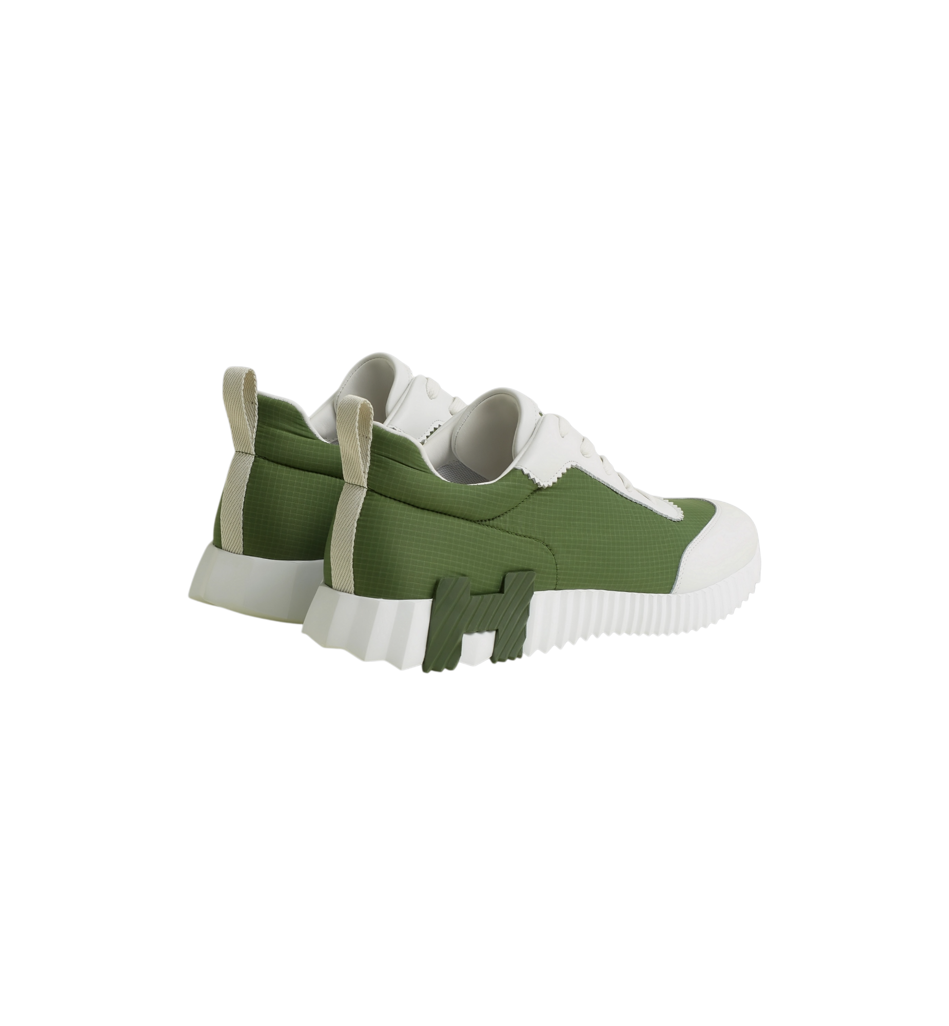 Hermes Bouncing Sneaker "Matcha/Blanc"