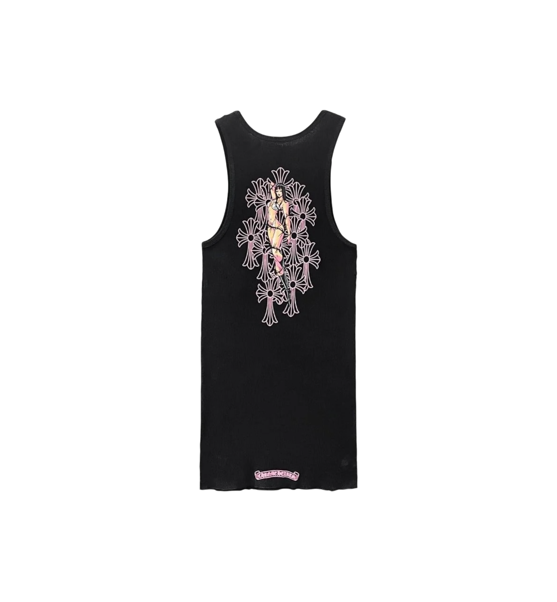Chrome Hearts x Deadly Doll Tank Top "Black/Pink" (Women's)